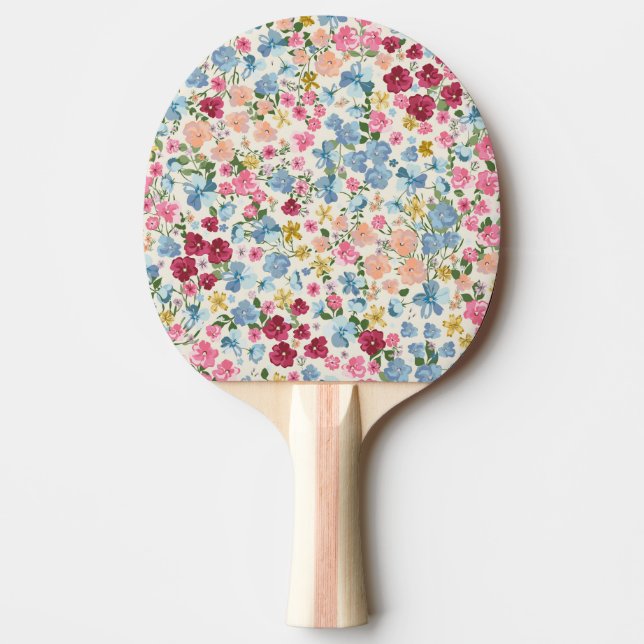 Midsommarskugga, blomningsanläggning mönster. pingisracket (Framsidan)