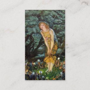 Midsummerkväll, Edward Robert Hughes Visitkort