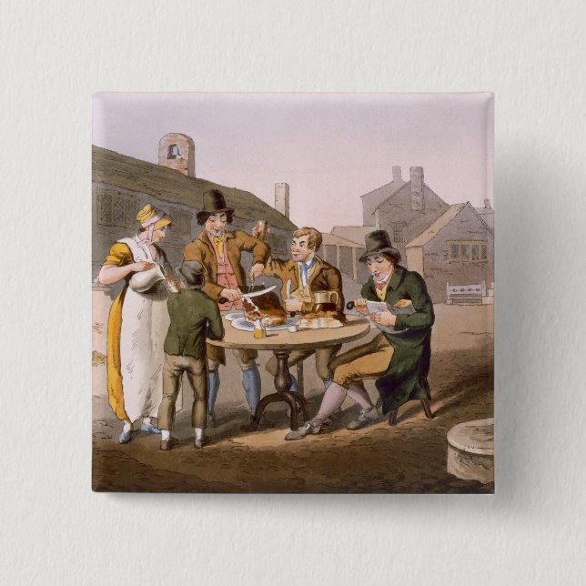 Midsummerkvällen, från "dräkten av Yorkshire" Knapp (Framsida)