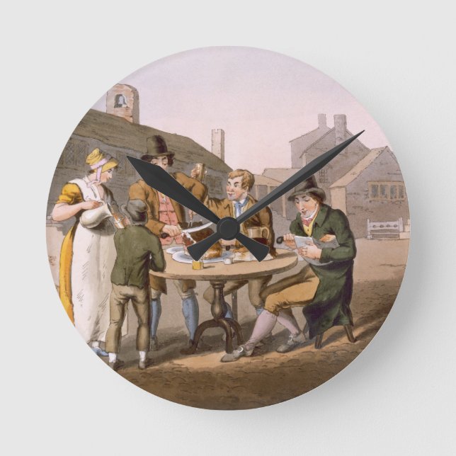 Midsummerkvällen, från "dräkten av Yorkshire" Rund Klocka (Framsida)