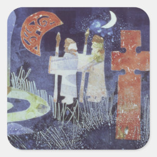 Midsummernatt 1994 fyrkantigt klistermärke