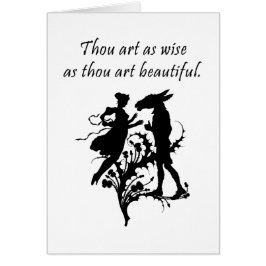 Midsummernatts dröm hälsningskort