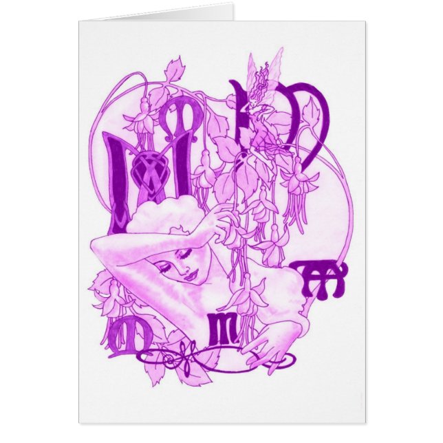 Midsummernatts dröm hälsningskort (Framsidan)