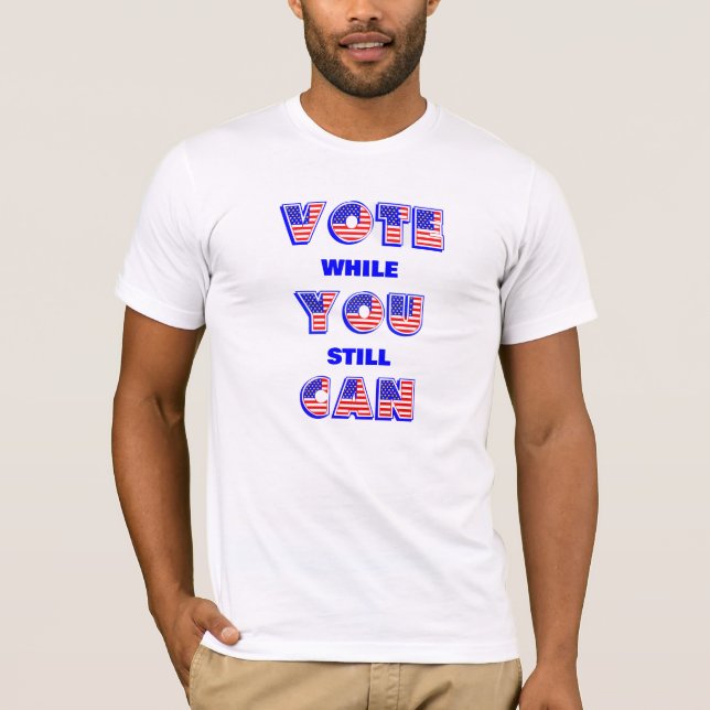 Midterms 2026 Voting T Shirt (Framsida)