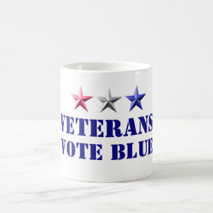 Midtermval 2026 Veteranröster Blåa Demokrater Kaffemugg