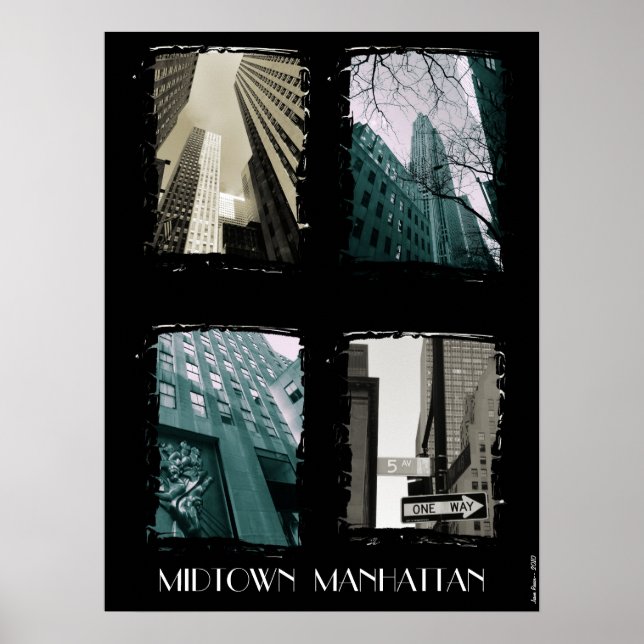 Midtown Manhattan Poster (Framsidan)