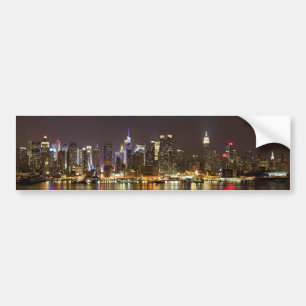 Midtown Manhattan sett från Weehawken New jersey Bildekal