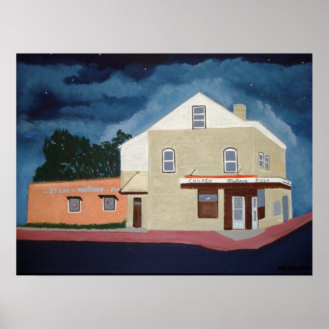 Midtown Restaurant Poster (Framsidan)