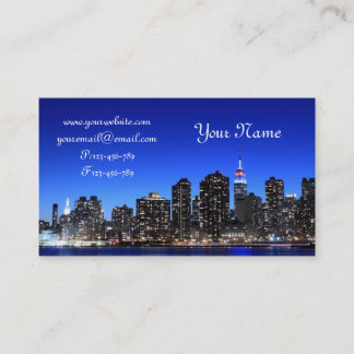 MidtownManhattan horisont, New York City Visitkort