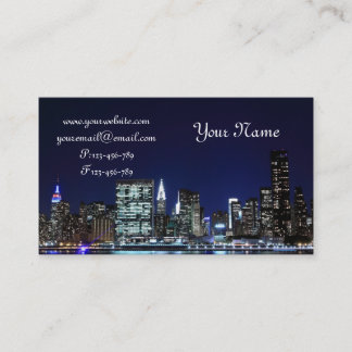 MidtownManhattan horisont, New York City Visitkort