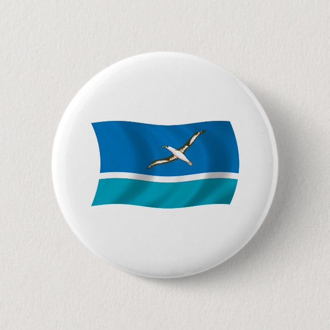 Midwayöarnas flagga knapp (Framsida)