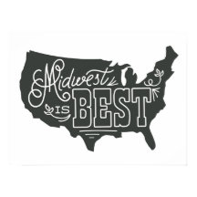 Midwest är Best - Art Print