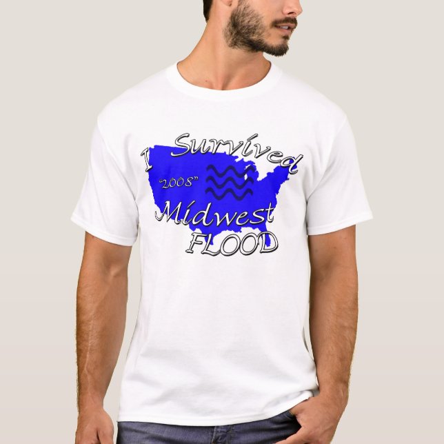 Midwest flodskjorta t-shirt (Framsida)