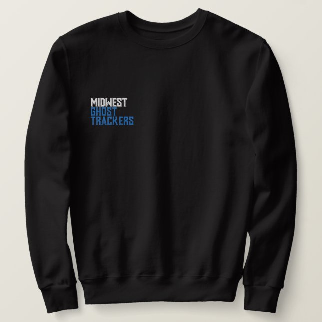 Midwest Ghost Trackers-tröja Lång Ärmad Tröja (Design framsida)