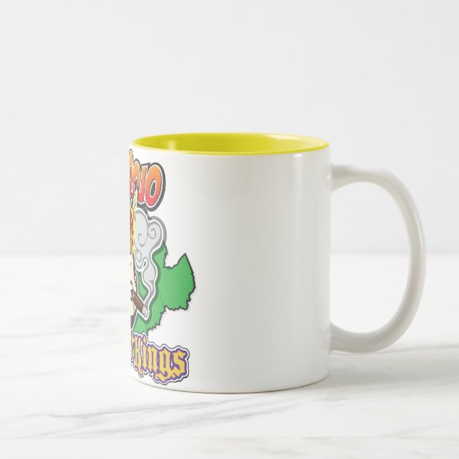 Midwest görar till kung cigarrDojomuggen Två-Tonad Mugg (Höger)