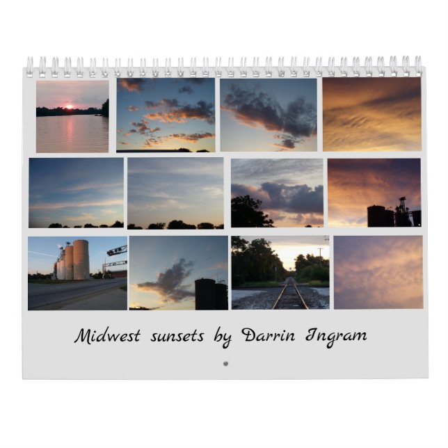 Midwest sunset kalender (Baksida)