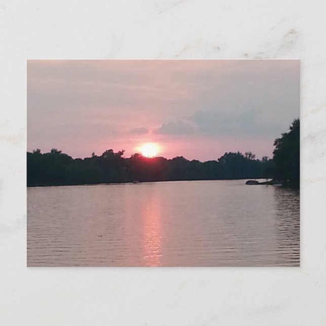 Midwest sunset vykort (Framsida)