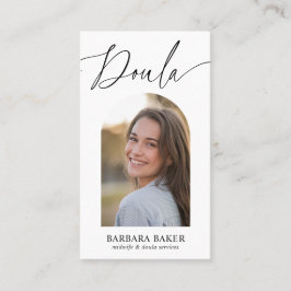 Midwife Birth Postpartum  Doula Photo QR CODE  Visitkort