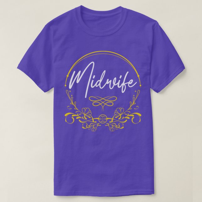 Midwifery Birthing Support Doula Midfru T Shirt (Design framsida)