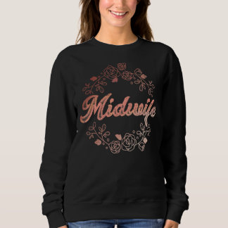 Midwifery Ro Flowers Doula Baby Catcher Pregnanc T Shirt