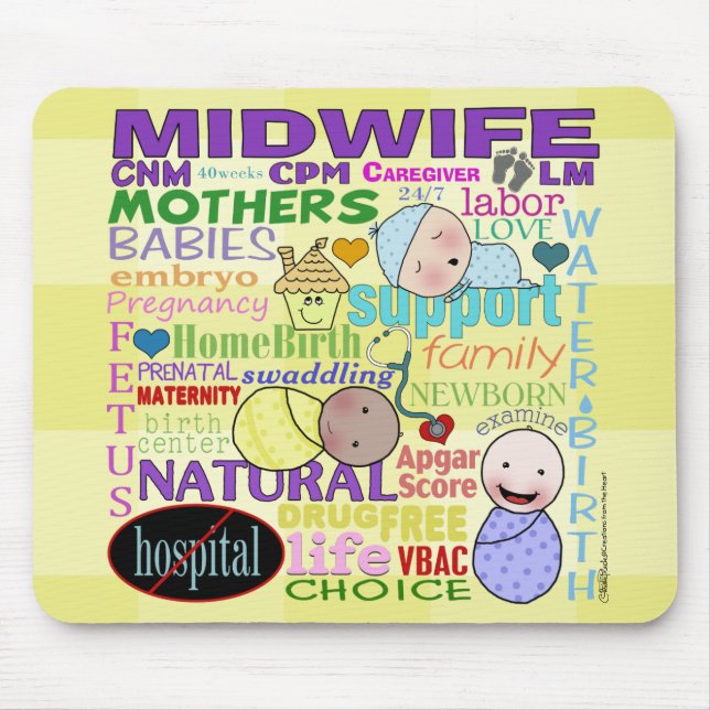 Midwifery Terminology-Tunnelbanan Art Musmatta (Framsidan)