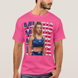 Miesha Tate USA flagga T Shirt