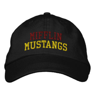 MIFFLIN MUSTANGS BRODERAD BASEBALLKÅPA KEPS