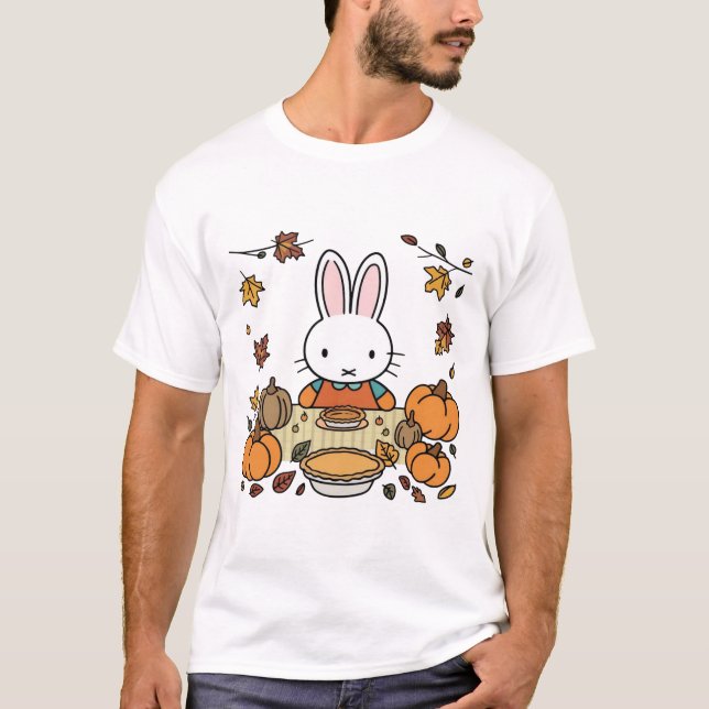 Miffy on Thanksgiving T Shirt (Framsida)
