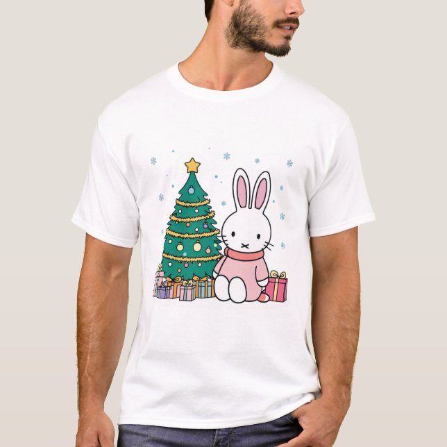 Miffy på julmorgonen t shirt (Framsida)