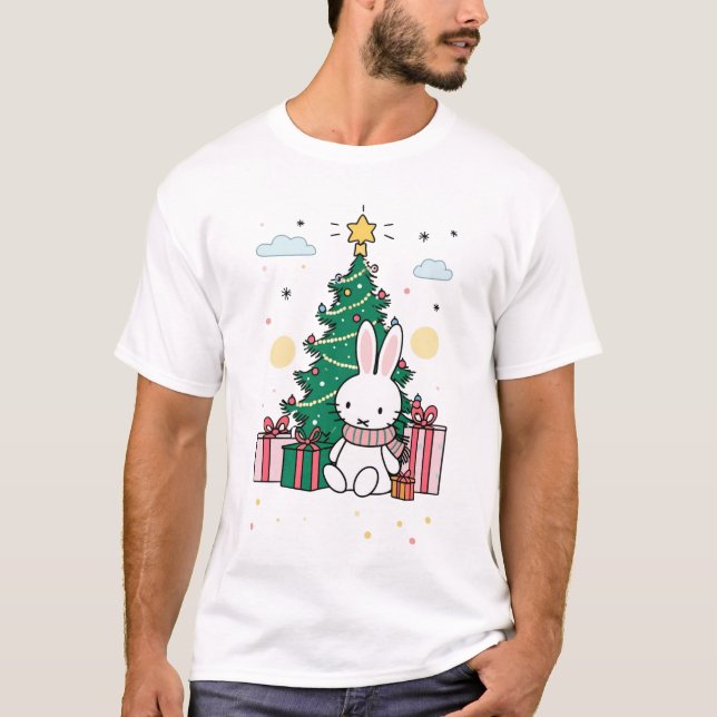 Miffy på julmorgonen  t shirt (Framsida)