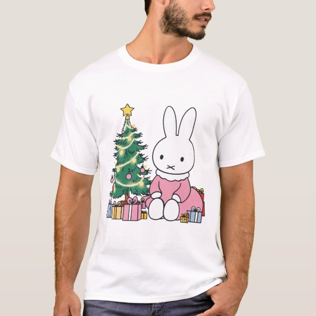 Miffy på julmorgonen  t shirt (Framsida)