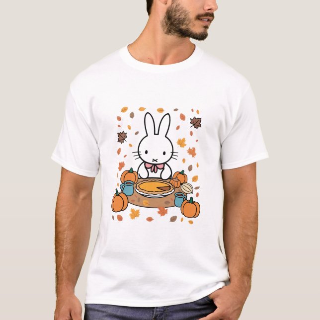 Miffy på Thanksgiving T Shirt (Framsida)