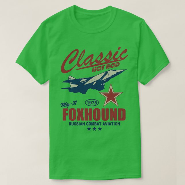 Mig31 Foxhound  T Shirt (Design framsida)