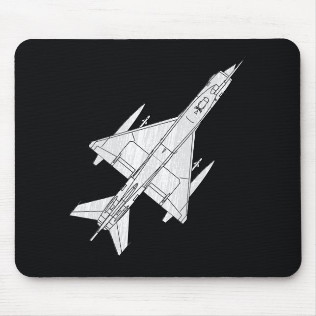 Mig-21 Mousepad Musmatta (Framsidan)