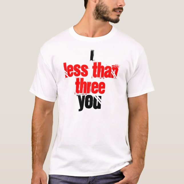 Mig <3 dig t-shirt (Framsida)