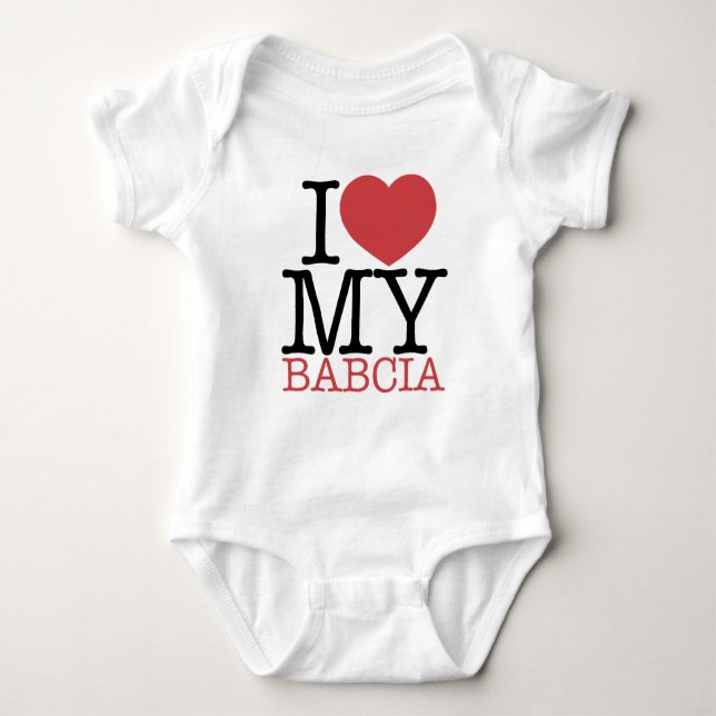 Mig <3 min Babcia Tee (Framsida)