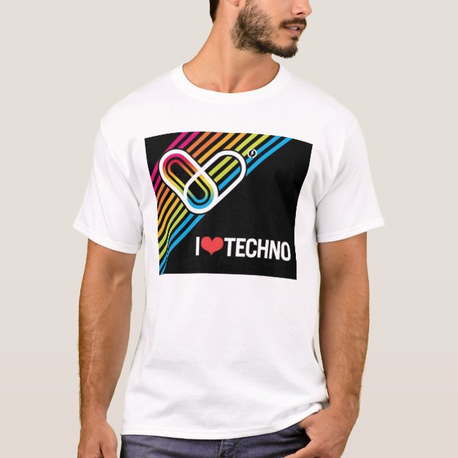 Mig <3 Techno Tee (Framsida)
