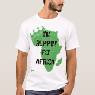 Mig afrika för förmiddag REPPIN FO T-shirt