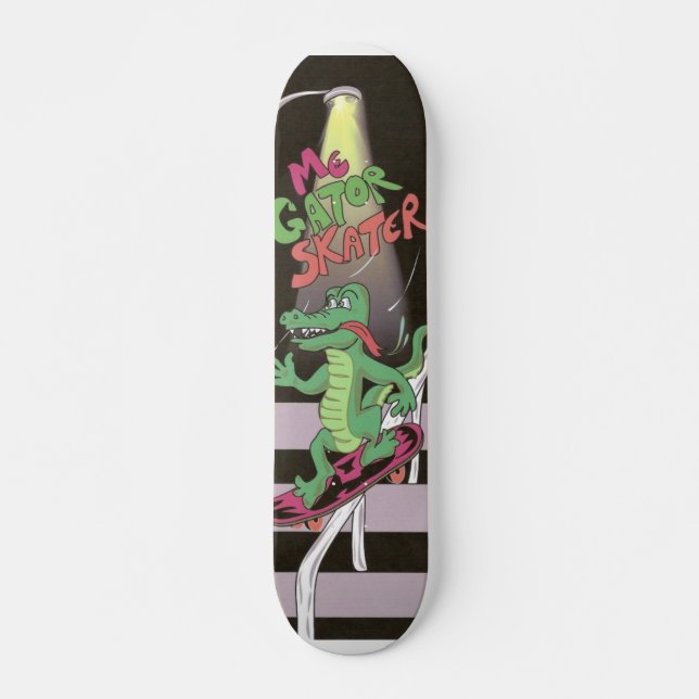 Mig alligatorskater old school skateboard bräda 18 cm (Framsida)