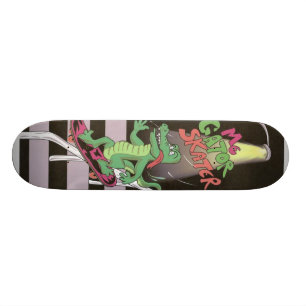 Mig alligatorskater old school skateboard bräda 18 cm