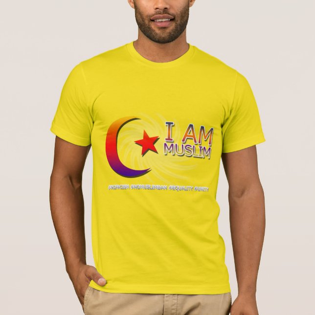 MIG ANTI TRUMF FACISM FÖR FÖRMIDDAGMUSLIM T-SHIRT (Framsida)