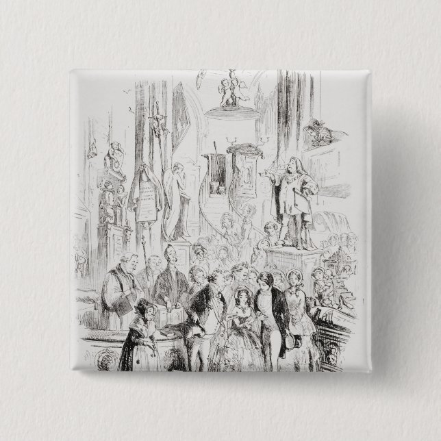 Mig att gifta sig förmiddag knapp (Framsida)