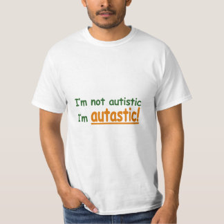 Mig Autistic I förmiddag Autastic för förmiddag Tee Shirt