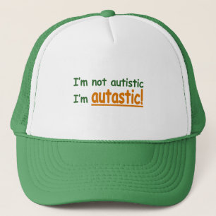 Mig Autistic I förmiddag Autastic för förmiddag Truckerkeps