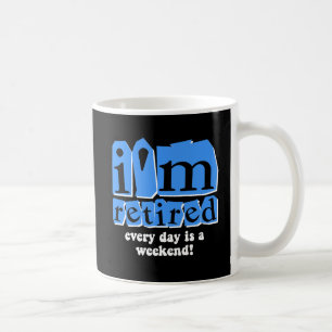 Mig avgådd förmiddag. Varje dag är en helg! Kaffemugg