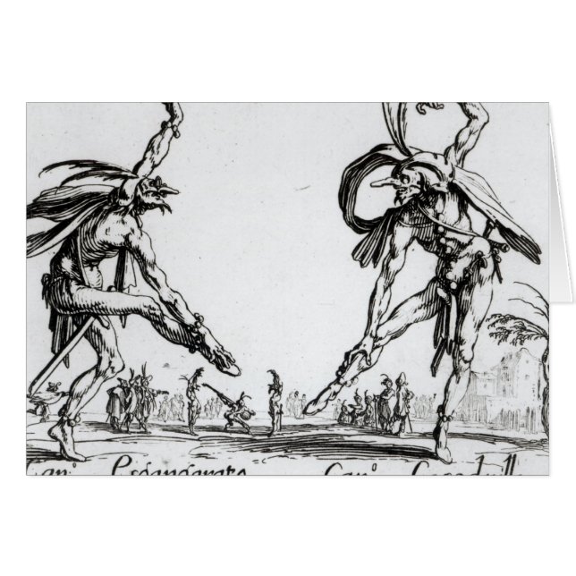 Mig Balli de Spessanei eller Le Stor Chasse Hälsningskort (Framsidan Horizontal)