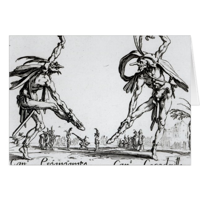 Mig Balli de Spessanei eller Le Stor Chasse Hälsningskort (Framsidan Horizontal)