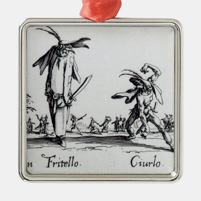 Mig Balli de Spessanei eller Le Stor Chasse Julgransprydnad Metall (Framsidan)