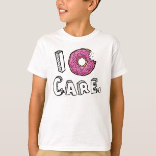 Mig biten rosa munk för munk omsorg tee shirt