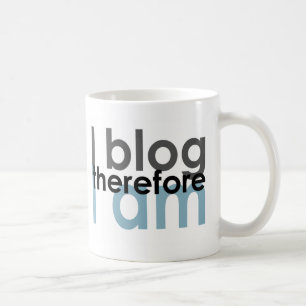 Mig blogg därför mig förmiddag kaffemugg